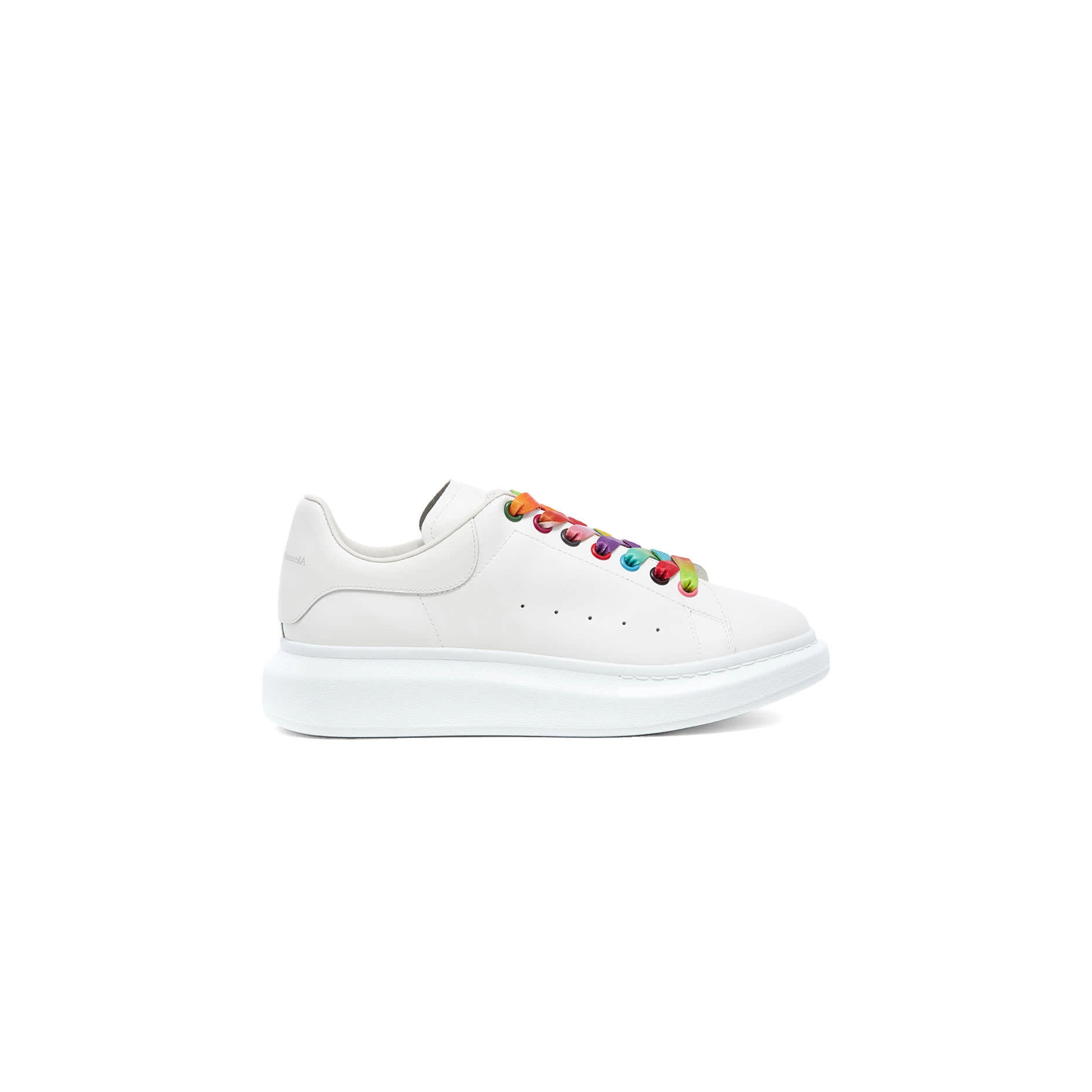 Ale*d*r m*q*en rainbow lace oversized sneaker 553680whx9p9035
